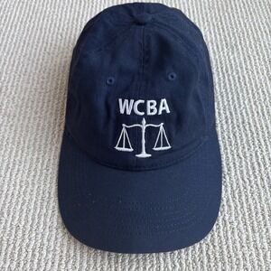 WCBA Worcester County Bar Association Strapback Baseball Hat Cap Adjustable
